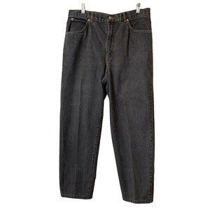 Pioneer Jeans Mens Size 35x30 Black Dark Wash